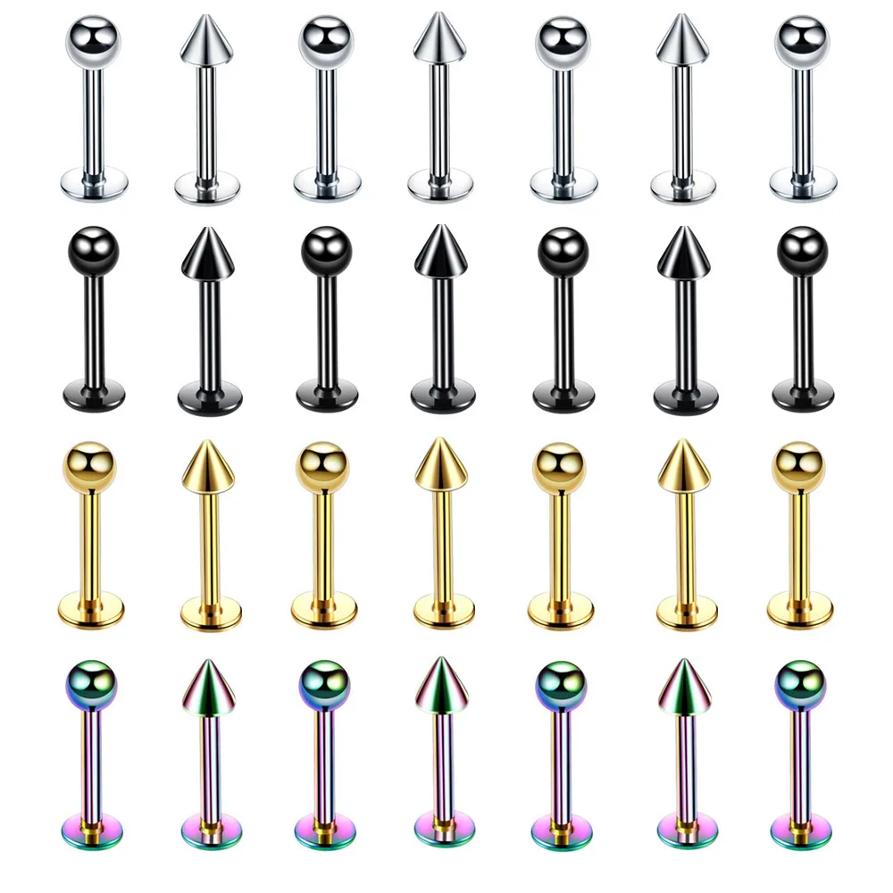 2 шт./компл. спиральный пирсинг для губ Пирсинг из нержавеющей стали сексуальные