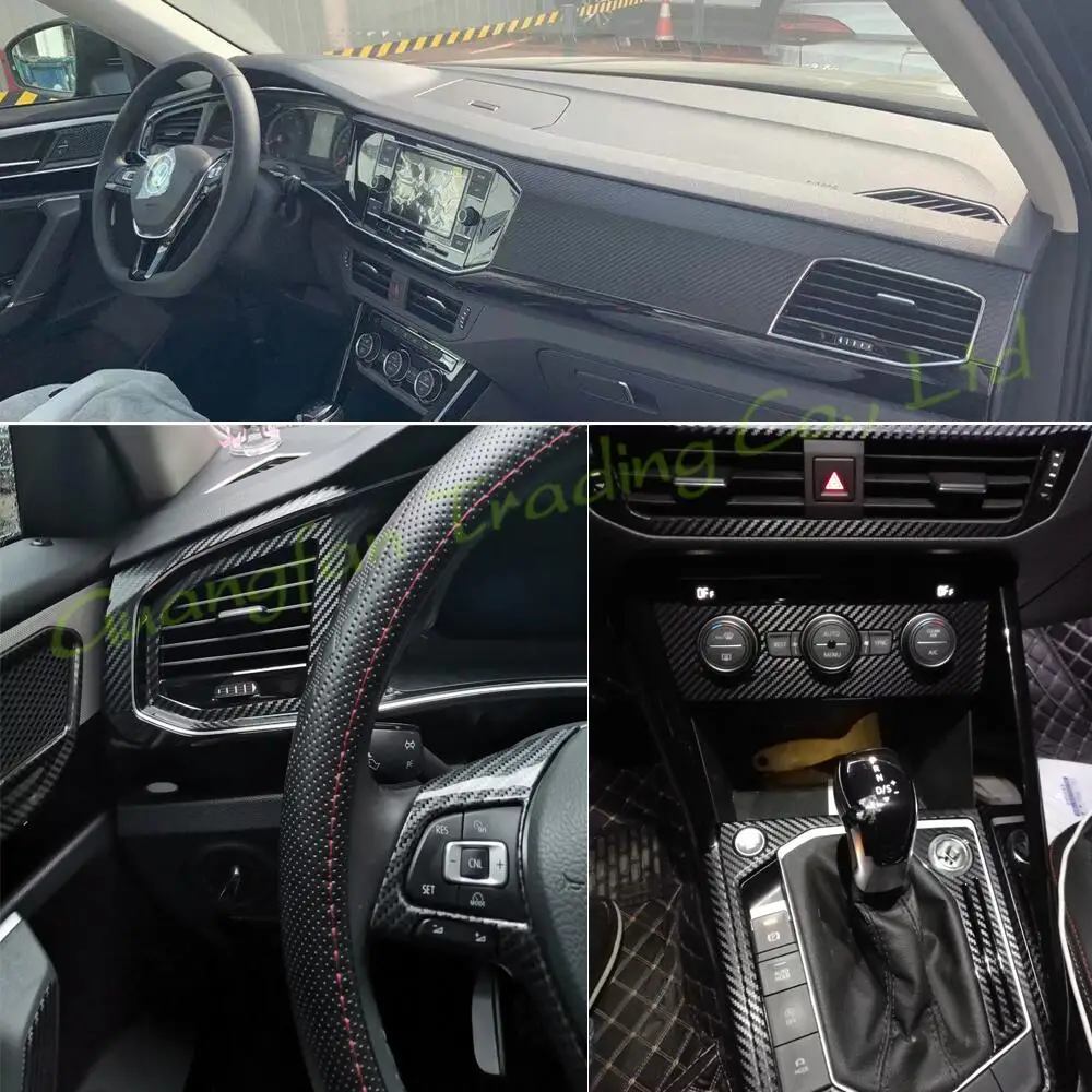 Наклейки 3D/5D из углеродного волокна для Volkswagen VW Tayron 2019-2021