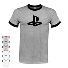 Футболка мужская с японским логотипом PS, стильная тенниска с коротким рукавом, уличная одежда в стиле хип-хоп, с надписью Xbox Game playstation, 2020