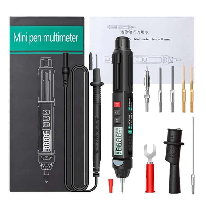 

A3007 Digital Professional Multimeter 6000 Counts Capacitor Tester Min Electrical Instruments