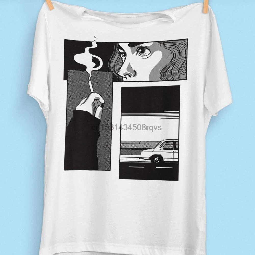 Комикс футболка Nu Goth Pastel одежда в стиле гранж Indie 90s альтернативная мягкая