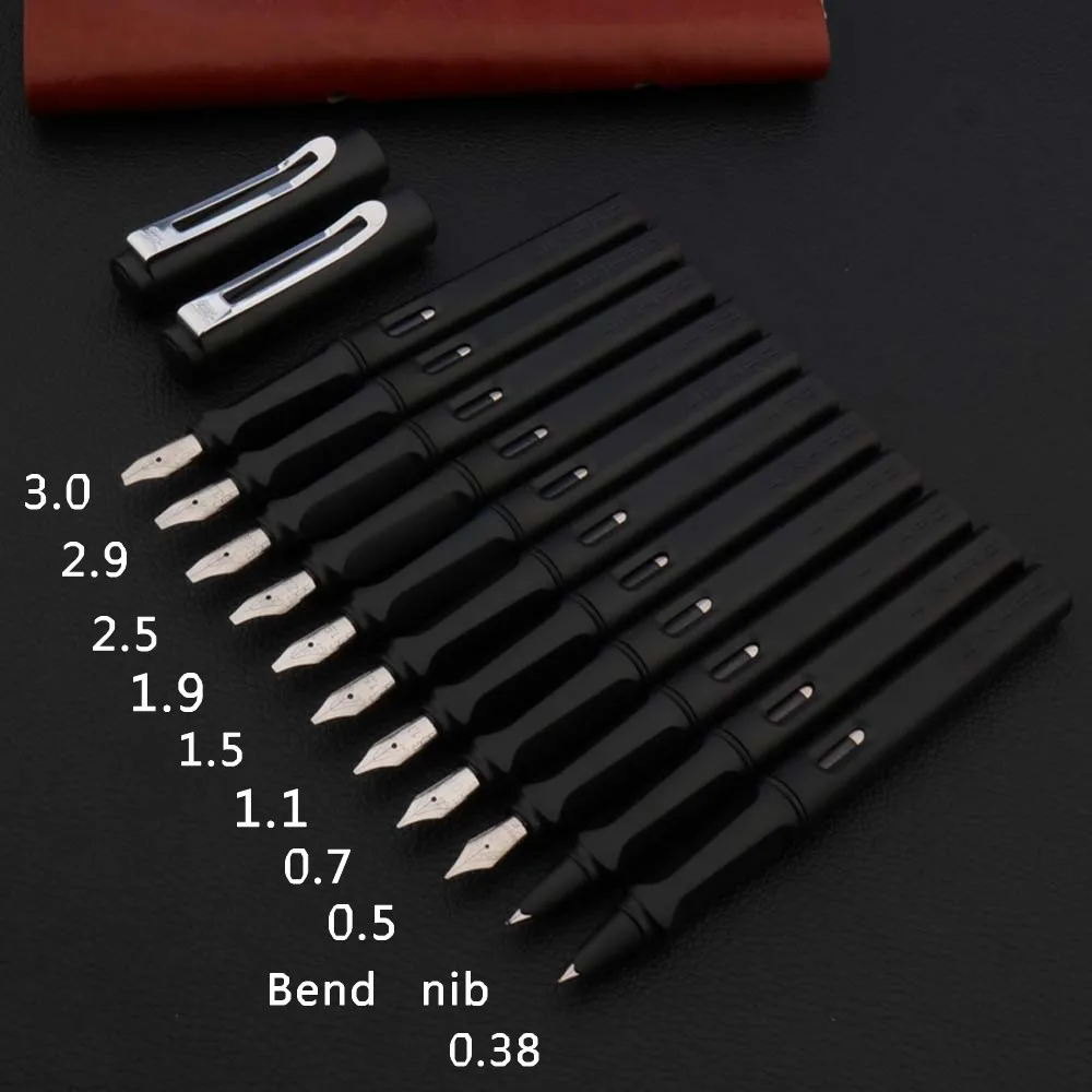 Ручка перьевая чернильная с разноцветными наконечниками 2020|Перьевые ручки| |