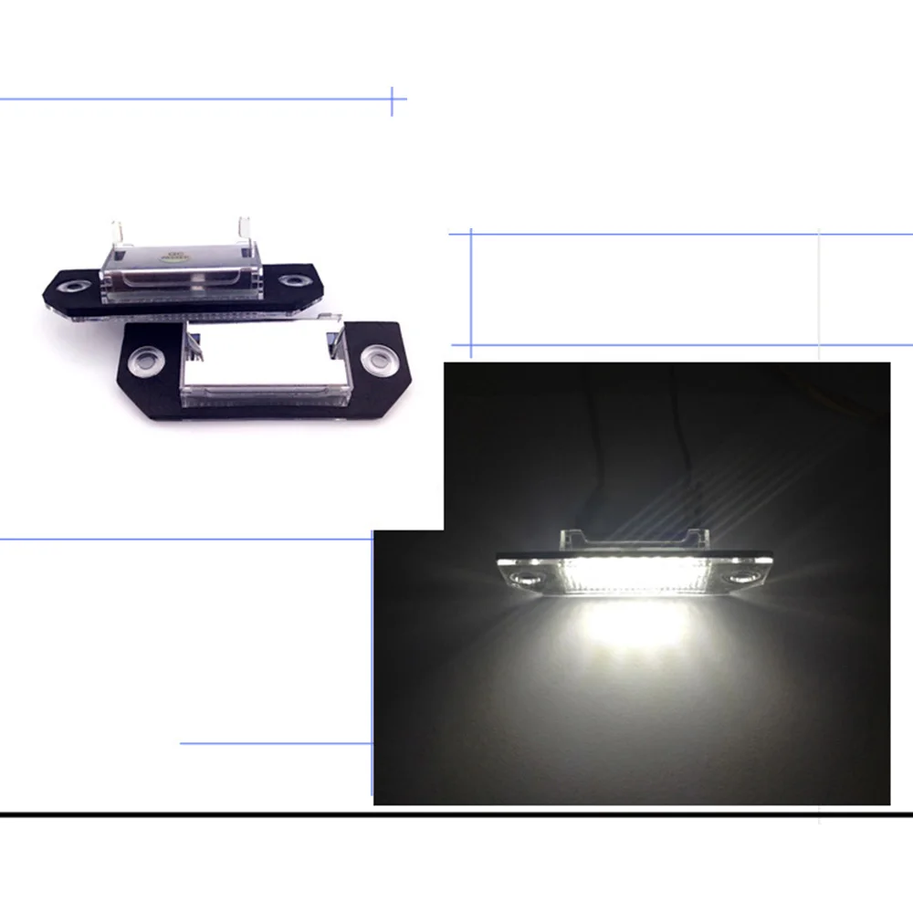 2 шт./компл. светодиодный номерной знак чисто белый цвет для Ford Focus C-MAX MK2 03-08