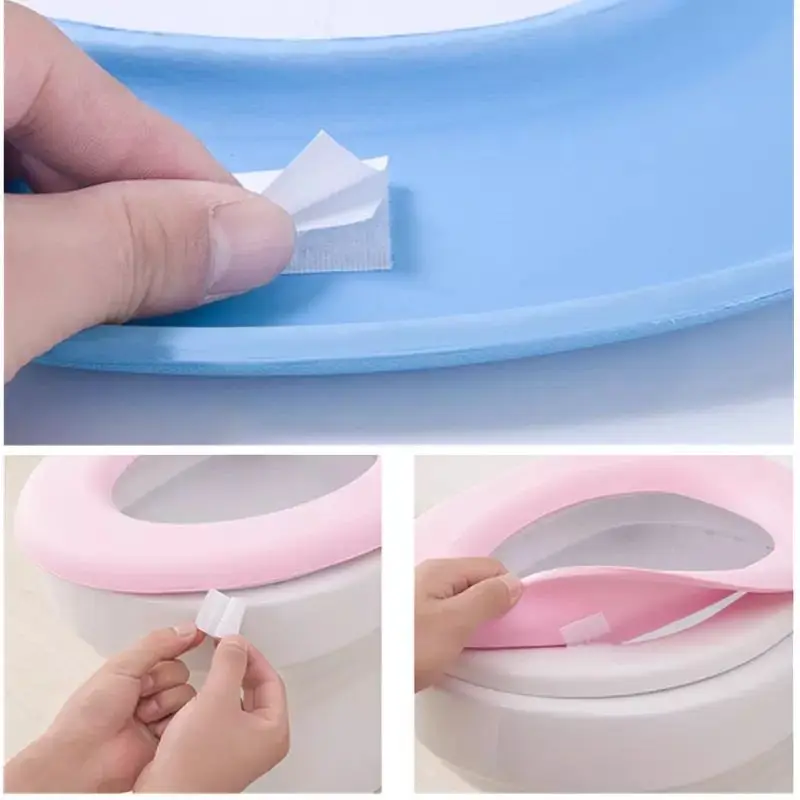 waterproof toilet seat washable adhesive universal toilet seat soft breathable bathroom accesorios toilet lid cover household free global shipping