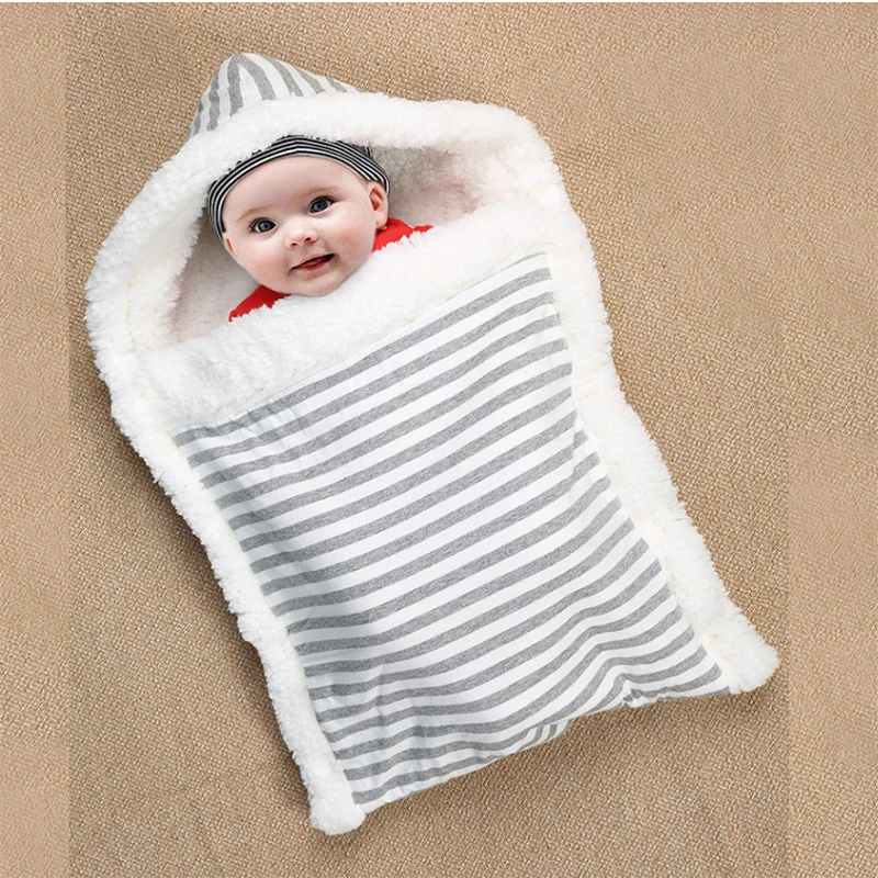 Cotton Stroller Sleeping Bag Baby Winter Envelope For Newborns Girl Boy Comfortable Warm Suitable 0-6 Year Old |