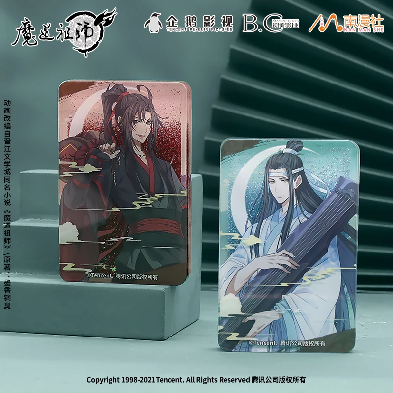 

Grandmaster of Demonic Cultivation Creative Quicksand Mahjong Stand Figure Model Acrylic Desktop Decor Wei Wuxian Wangji MDZS