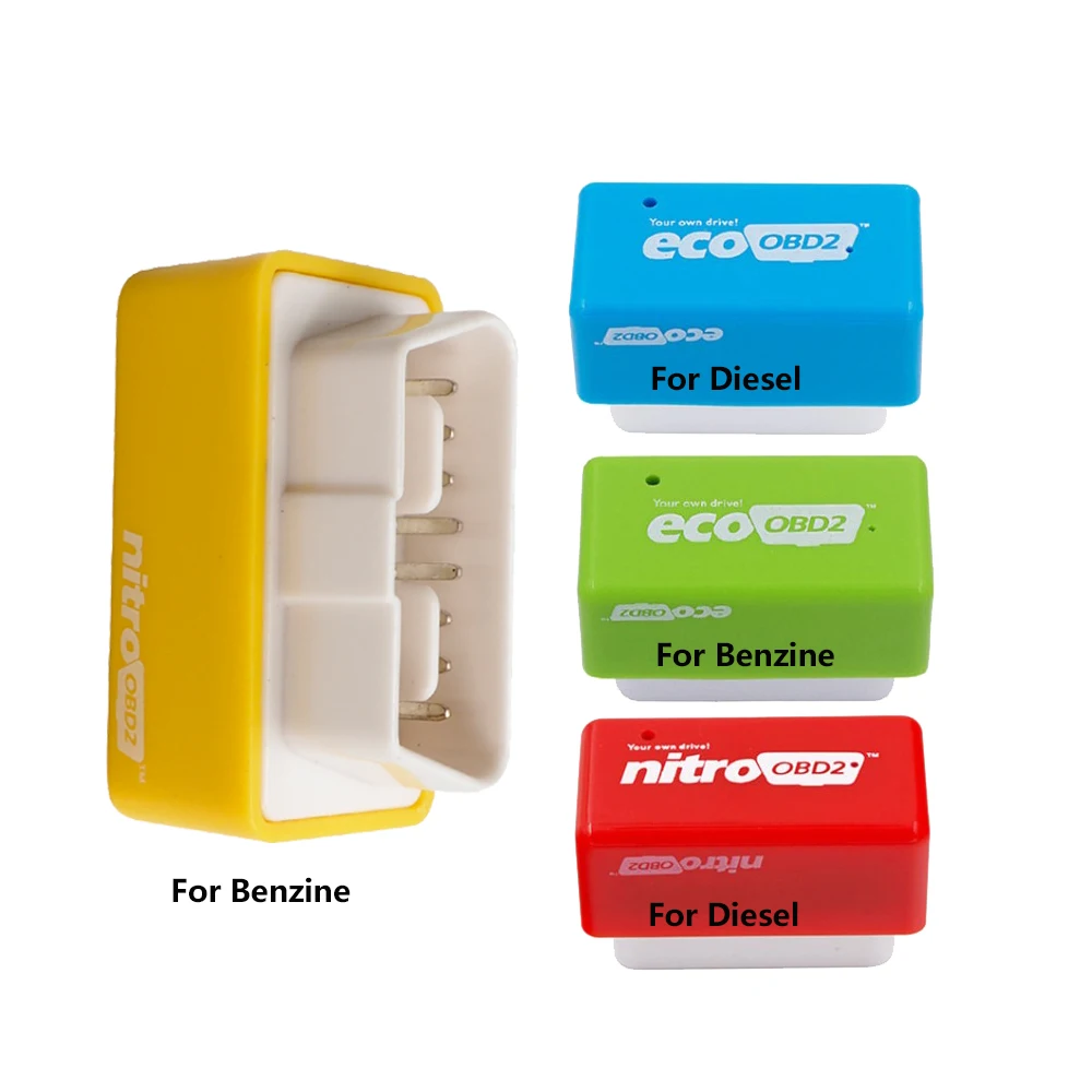 Одна печатная плата NITROOBD2 ECOOBD2 чип тюнинг коробка ECO OBD2 нитро бензин дизель Petro