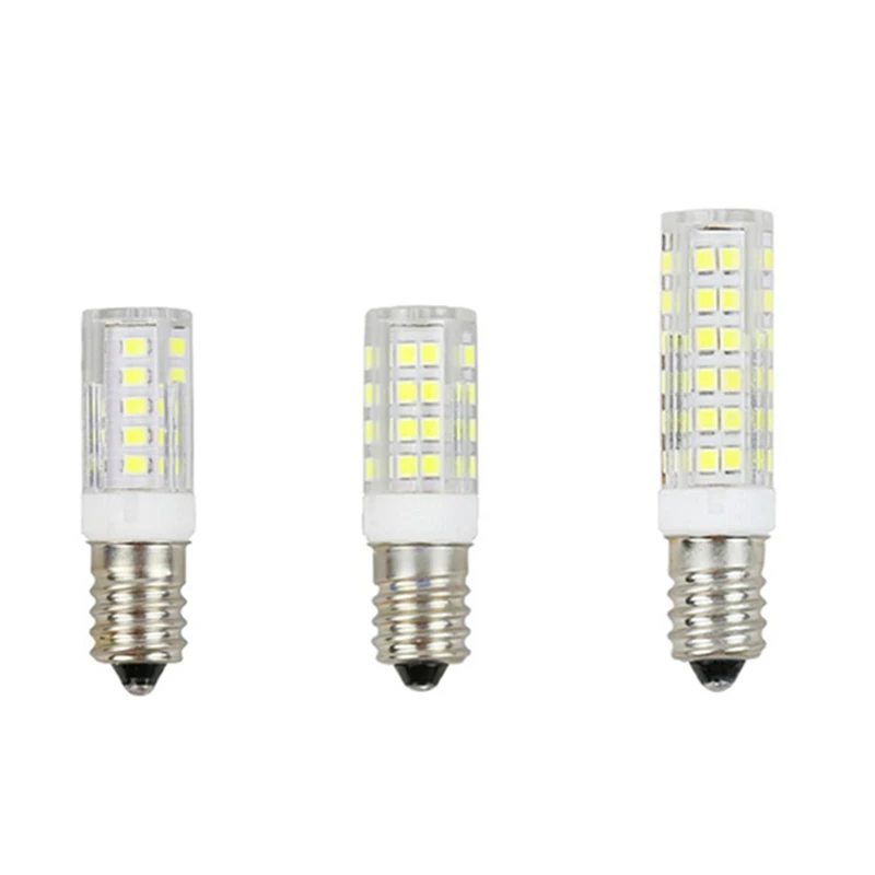 При заказе 1 10 штук E14 светодиодный светильник лампа 5 Вт 7 9 12 15 AC220V 230V SMD2835 Керамика