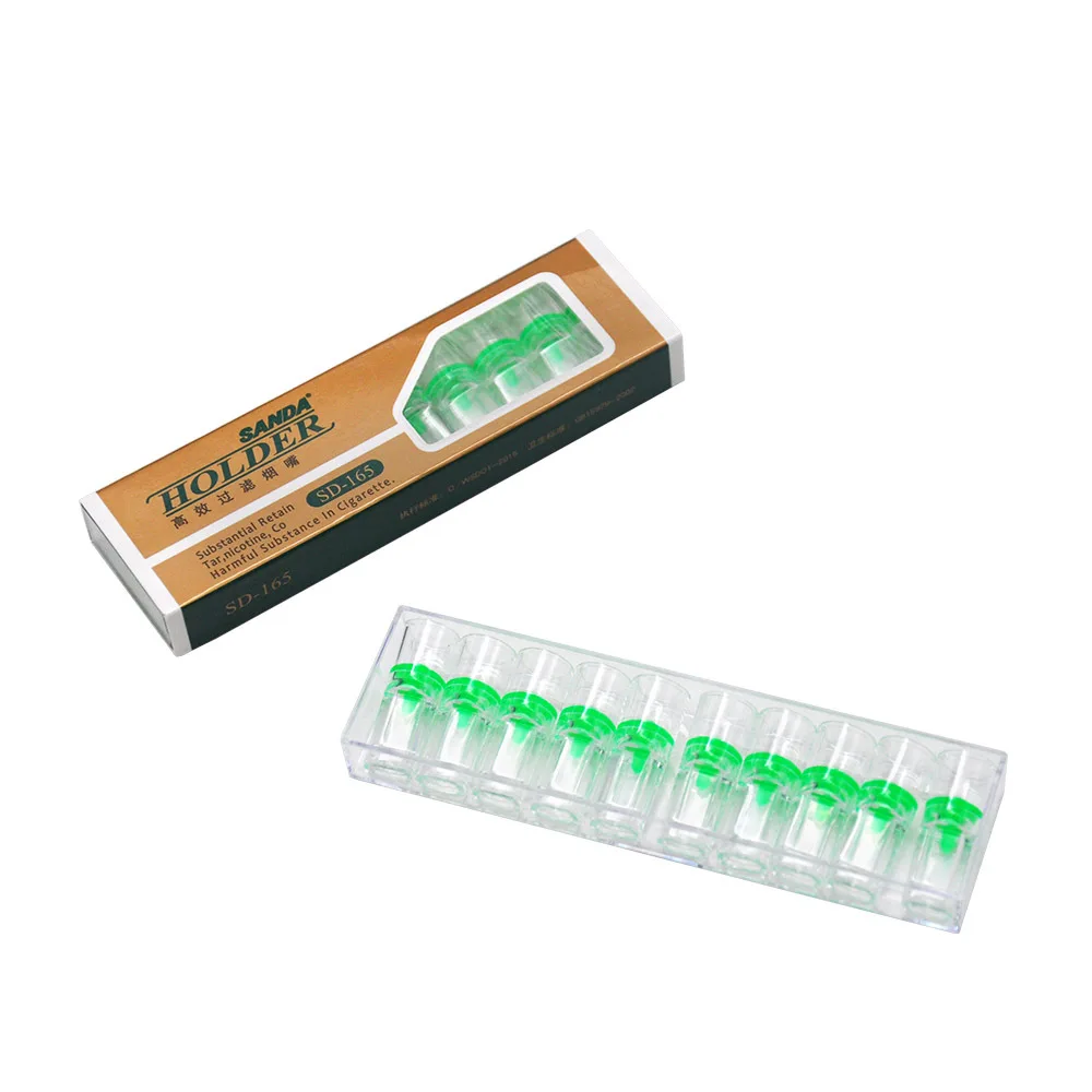 Одноразовый пластиковый фильтр для сигарет 7 мм стандартный размер держатель фильтрации сигарет|Трубки и