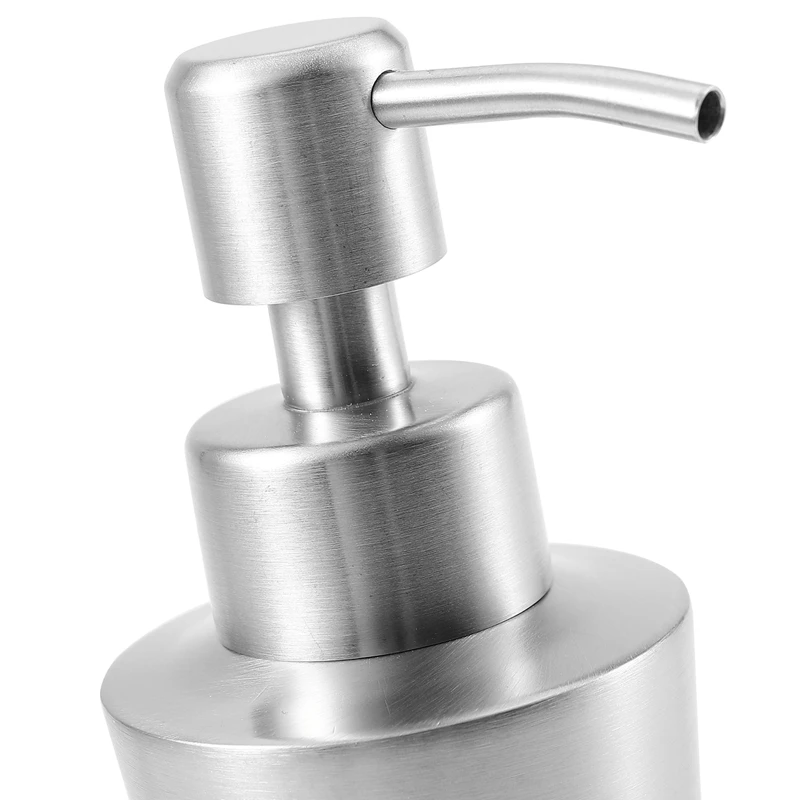 

304 Stainless Steel Liquid Soap Dispenser Bathroom Shower Pump Lotion Dispenser Bottle Hand Holder