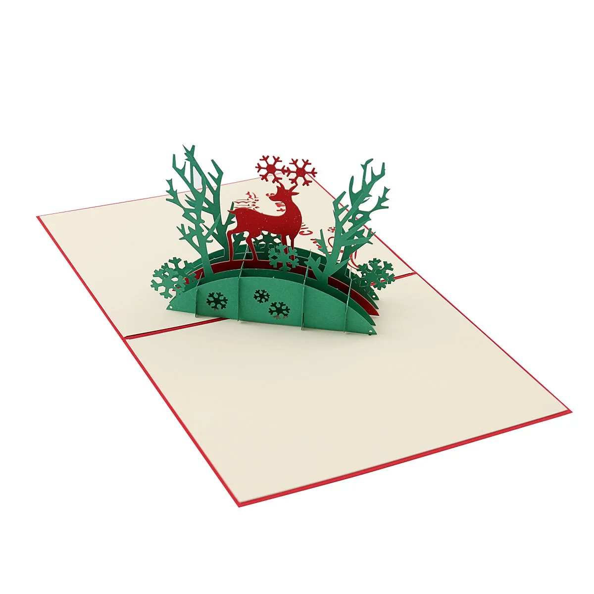 3D всплывающие карты день рождения День Святого Валентина Счастливое Рождество