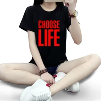 short sleeved t shirt female summer new korean students letter printing on clothes loose thin all match half sleeve shirt