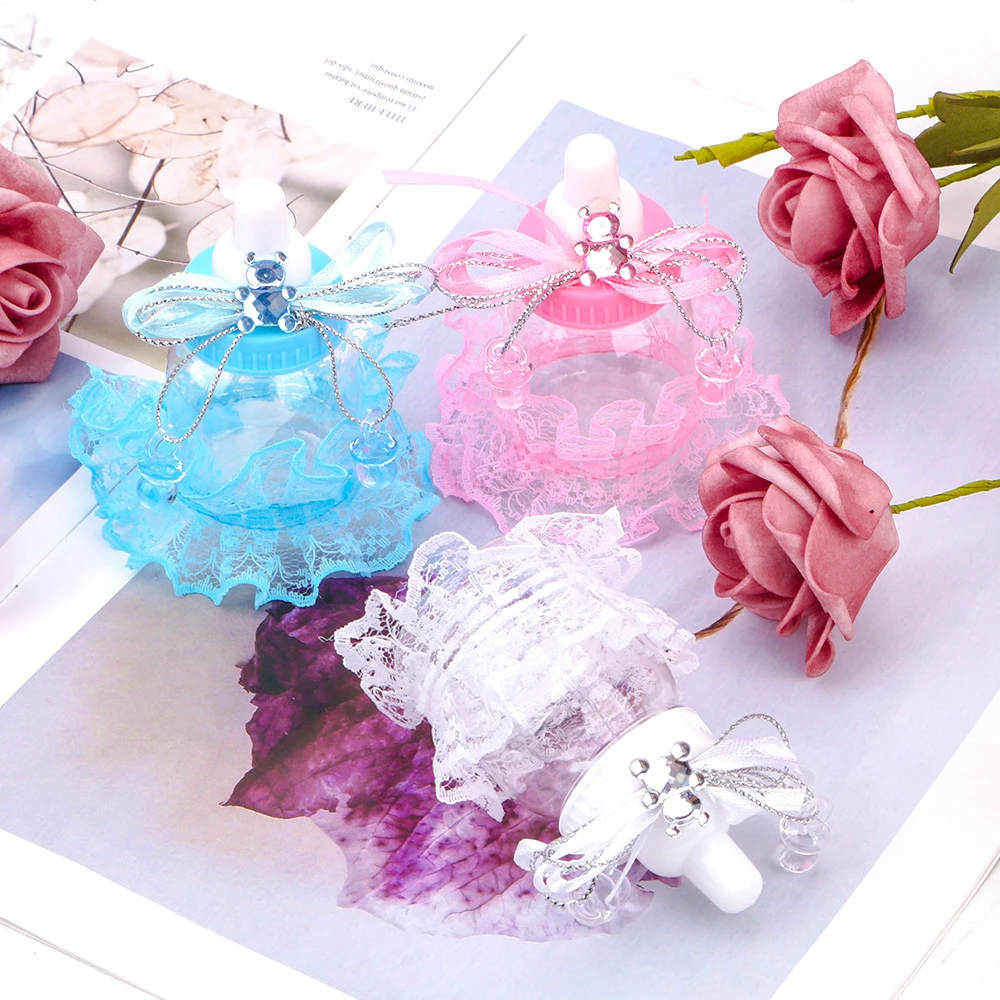 Шоколадные конфеты бутылка для крещения девочек и мальчиков детского дня