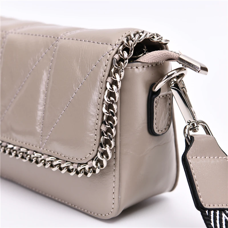 Женская сумка-Кроссбоди MAOMAOFUR роскошная сумка из 100% натуральной кожи с цепочкой