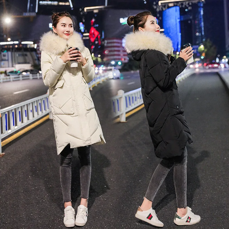 Abrigos Mujer Invierno 2019 зимняя куртка женская хлопковая с подкладкой Парка зимнее пальто