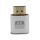 Виртуальный дисплей HDMI 4K HDMI DDC EDID Подключаемая вилка EDID дисплей обманка Виртуальная вилка HDMI муляж эмулятора адаптер для ПК ноутбука