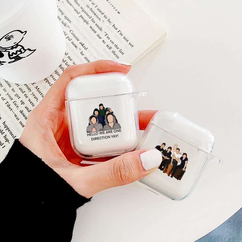 Fashion One Direction Cover For Apple Airpods 2 1 Case Wireless Earphone  Accessories Clear Silicone Funda For Airpods Pro Cases - Earphone  Accessories - AliExpress
