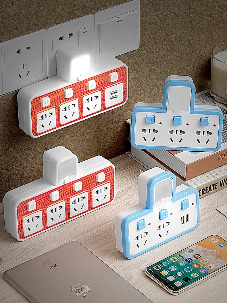 Электрические розетки usb розетка переходник многофункциональная кабельная