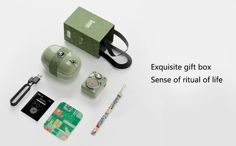 Портативный уличный беспроводной динамик Мини Bluetooth с FM-радио милый долгий срок