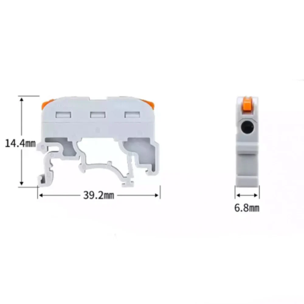 

Mini Fast Wire Cable Connectors Universal Compact Conductor Spring Splicing Wiring Connector Push-in Terminal Block