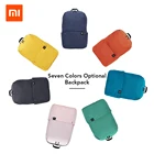 Оригинальный цветной маленький рюкзак Xiaomi, объем 10 л, компактная водоотталкивающая нагрудная сумка унисекс для отдыха и спорта с четырьмя уровнями