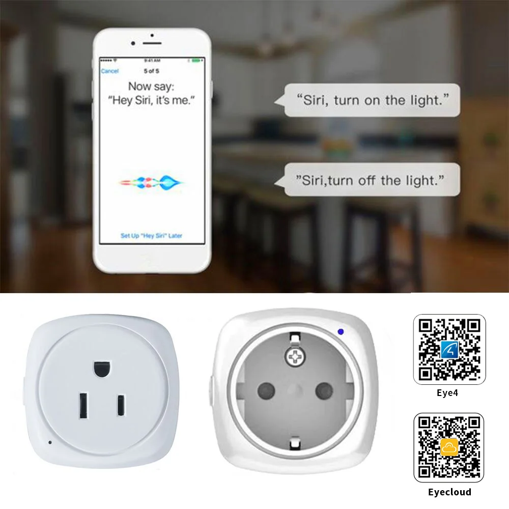 Умная розетка Timethinker для Apple Homekit умная с Wi Fi Alexa Google Home ЕС США голосовое управление