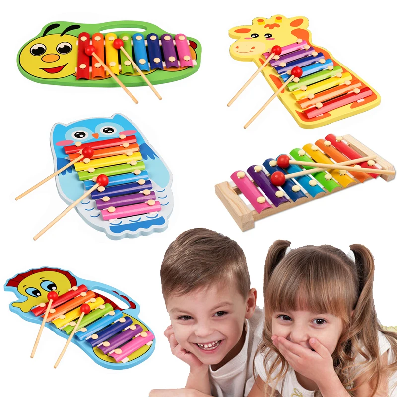 

Wooden Toys Montessori Early Educational Toys for Children Kids Xylophone Piano Music Baby Toys 0 12 Months Baby Birthday Gifts
