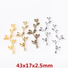 20 шт. Подвески Листья Подвеска яркий цинковый сплав подходит для браслетов ожерелья DIY металлические ювелирные изделия фурнитура 6471