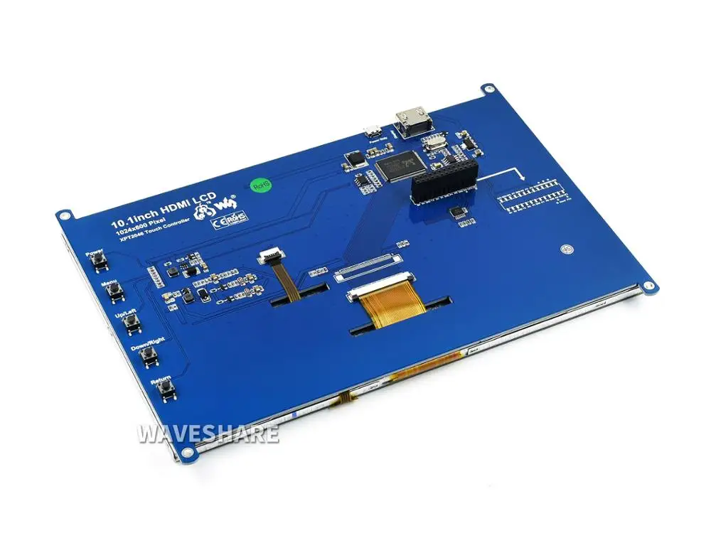 10 1 дюймовый ЖК дисплей HDMI резистивный сенсорный экран 1024 × 600 IPS поддерживает