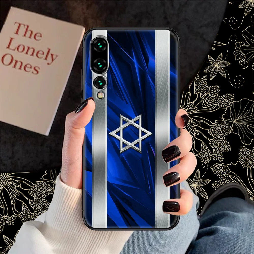 

Israel flag Phone case For Huawei P Mate P10 P20 P30 P40 10 20 Smart Z Pro Lite 2019 black fashion funda pretty shell 3D coque