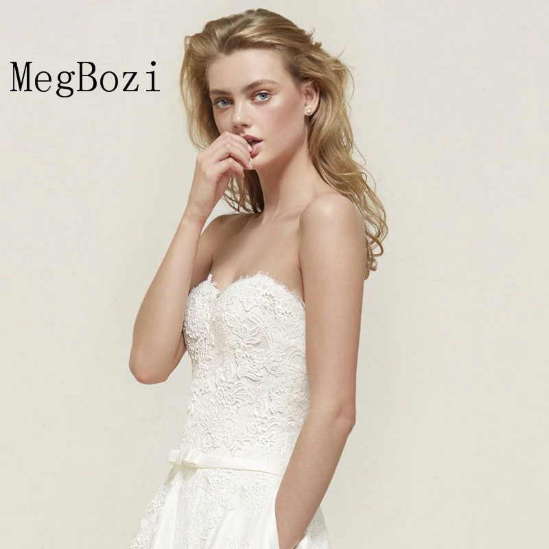 Гламурное свадебное платье с милым вырезом Vestidos de Novia 2020 кружевные аппликации