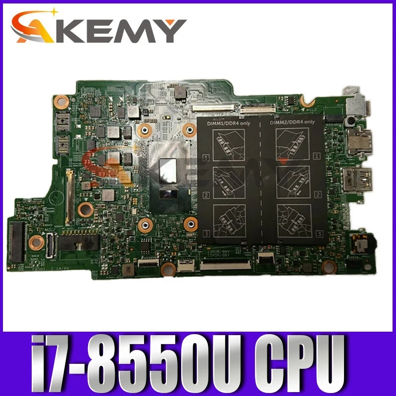 

Оригинальная материнская плата для ноутбука DELL Inspiron 7773 i7-8550U материнская плата CN-0Y11G4 0Y11G4 16888-1 SR3LC DDR4