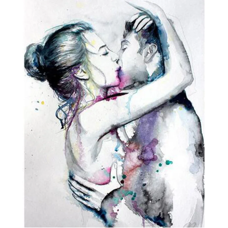 5D DIY Алмазная мозаика love kiss для пар фотография рукоделие Декор домашний подарок |