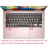 ovy keyboard covers for dell inspiron 14 5481 5482 5485 5491 2 in 1 5568 5585 soft tpu clear skin protector waterproof film new