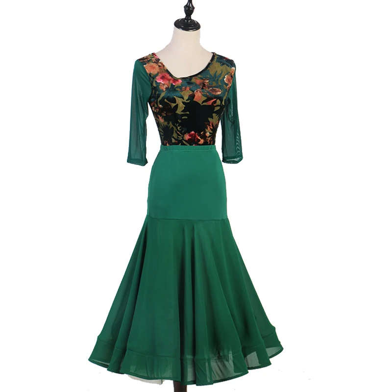 Юбка для современных танцев новинка юбка бальных с широкой юбкой костюмы вальса