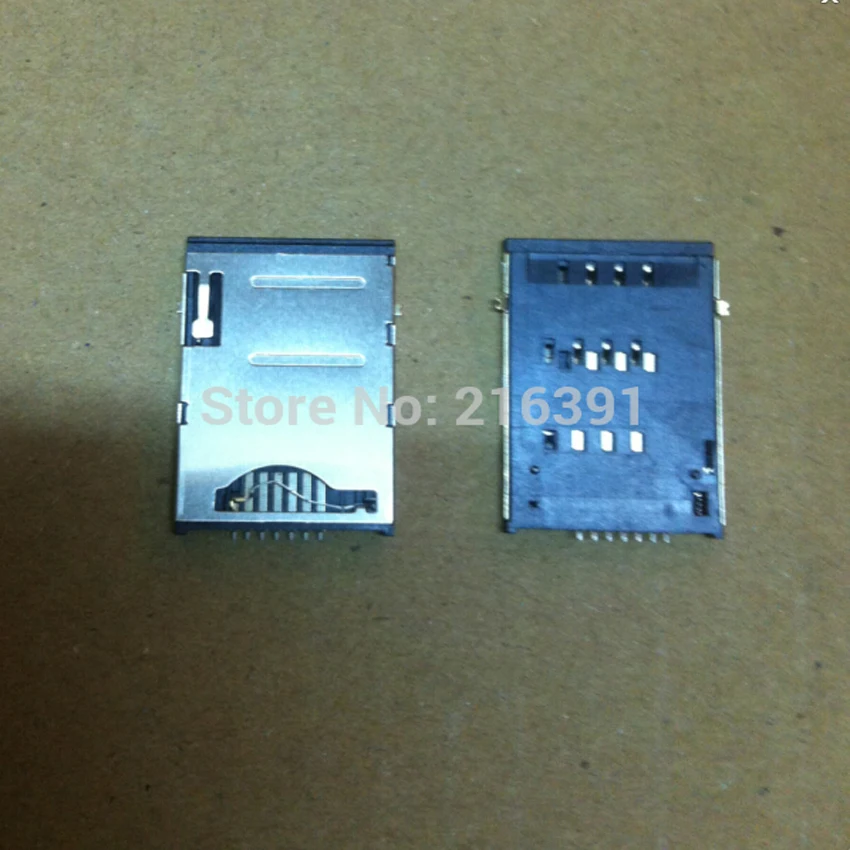 10 шт./лот sim-карты разъем 6P + 1P 7Pin 7P адаптер/разъем SIM слот для карт памяти держатель