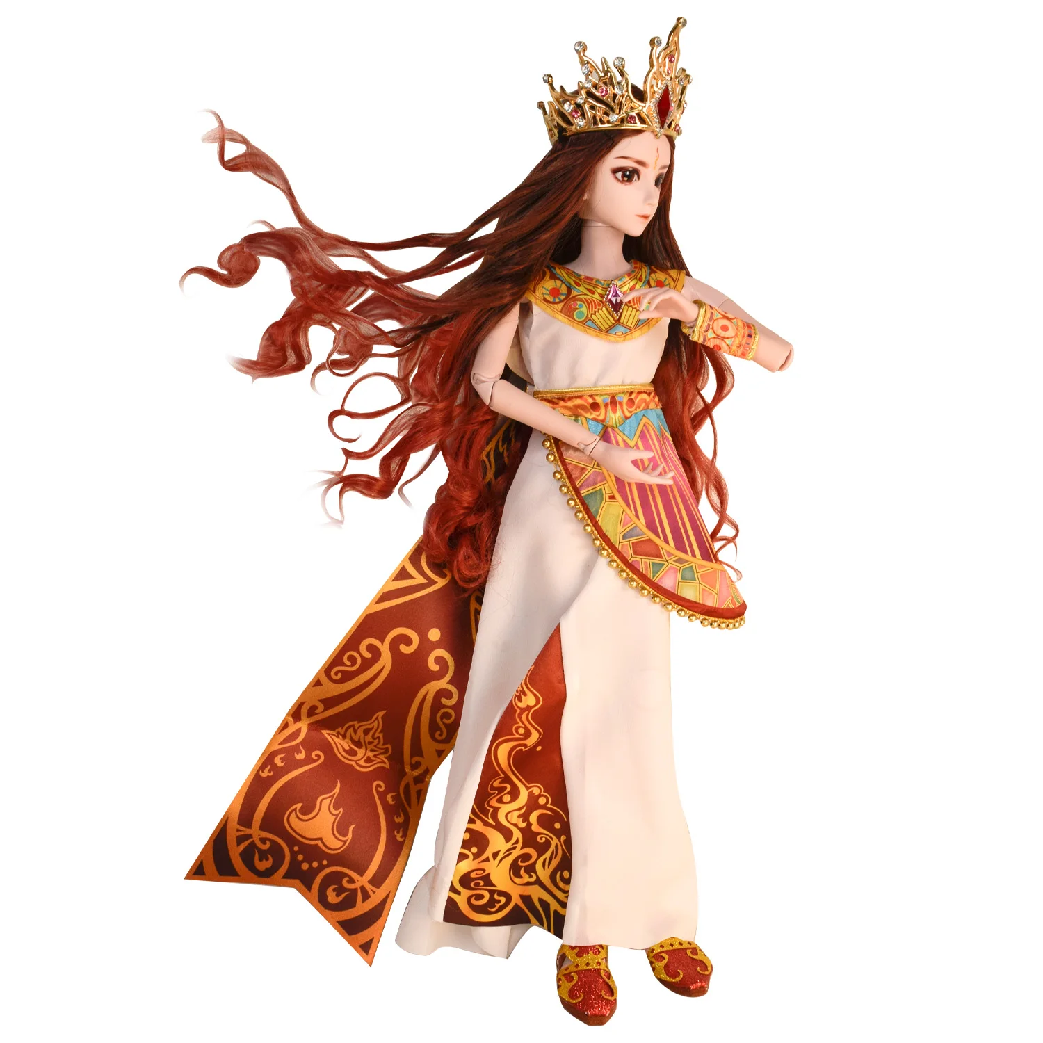 Шарнирная кукла EVA BJD 24 дюйма 1/3 60 см 20 Вулкан механическая шарнирная с полным