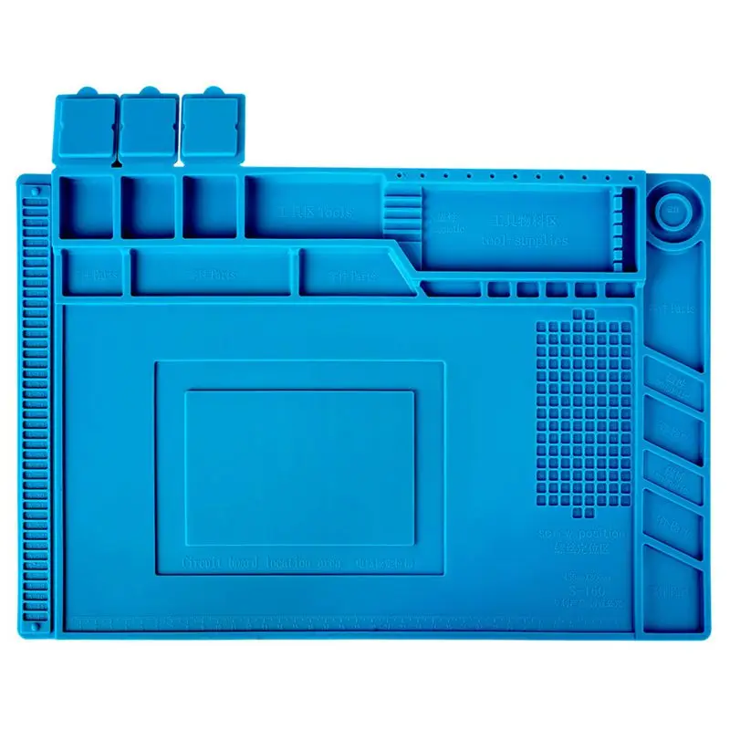 ESD Теплоизоляционный рабочий коврик термостойкая паяльная станция BGA ремонтная