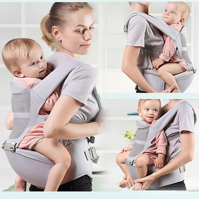 

0-48 Months Ergonomic Baby Carrier Backpack With Hip Seat For Newborn Multi-function Infant Sling Wrap Waist Stool Baby Kangaroo