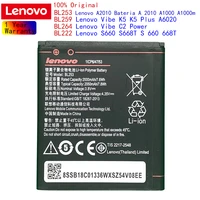 lenovo original battery for lemon 3 3s k32c30 k32c36 vibe k5 k5 plus vibe c2 power s660 s668t vibe a a1 cell phone battery