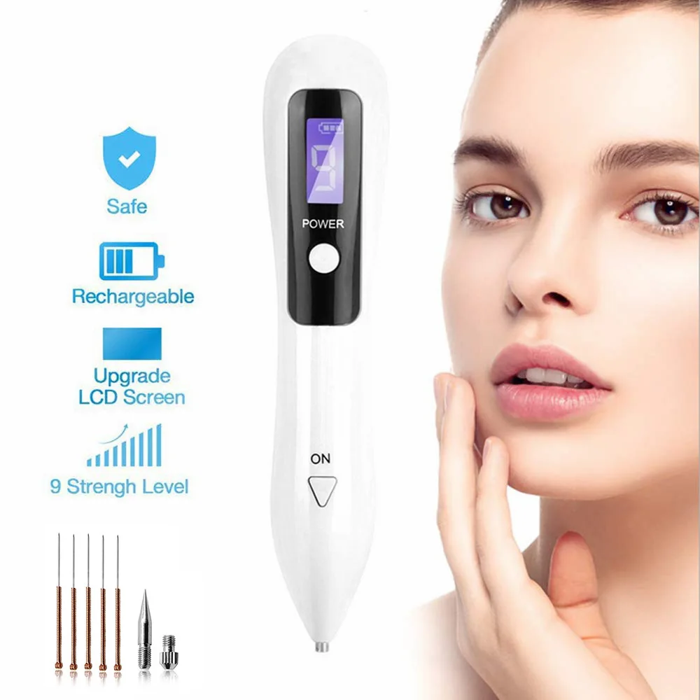 Лазерная плазменная ручка с ЖК-дисплеем инструмент для удаления черных точек