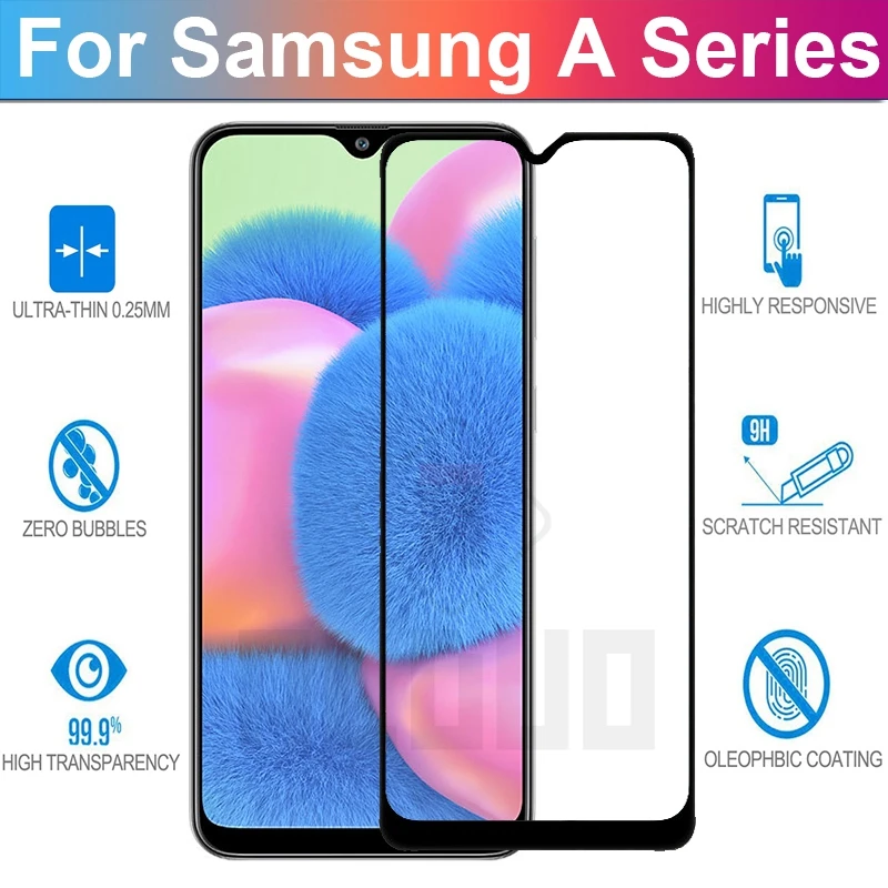9D закаленное стекло для samsung A50 A70 A30 A10 A40 Защитная пленка экрана Galaxy A 50 30S 40 10