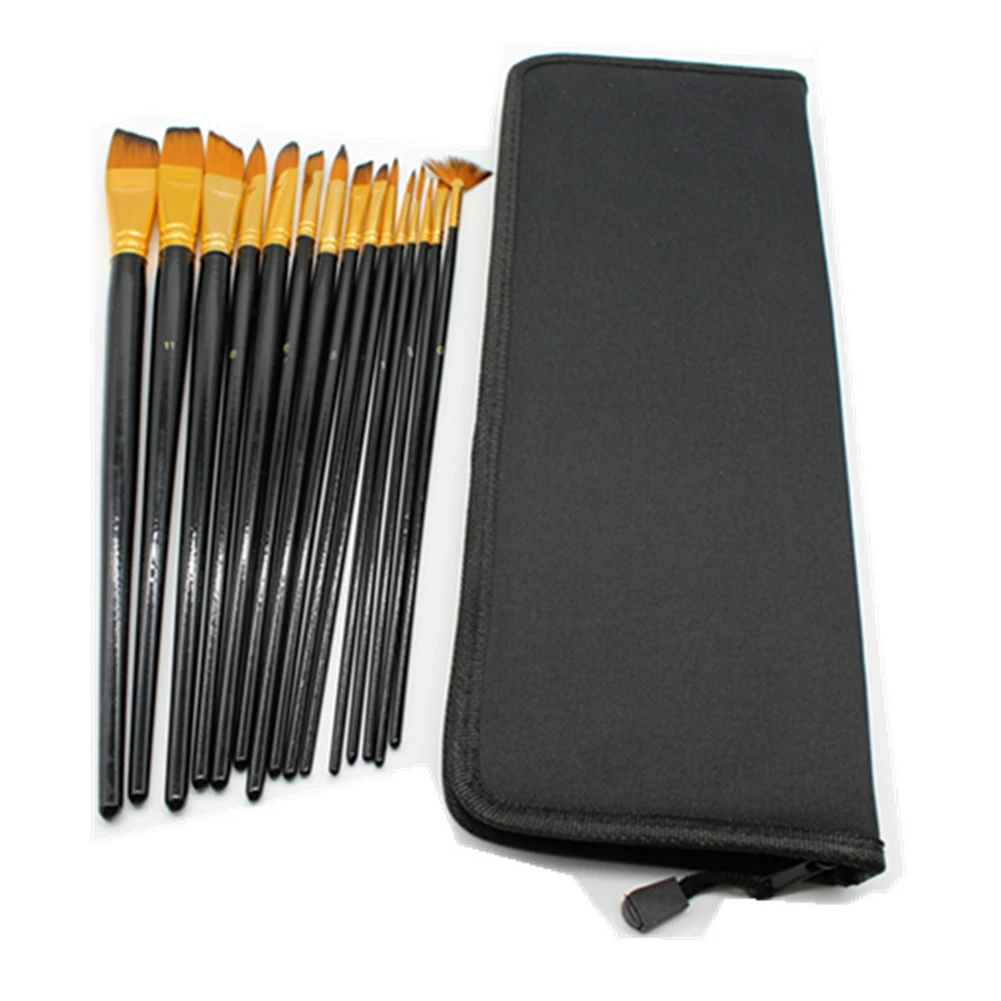 

Brush Sets Nylon Artist Paint Brushes Stand Art Paint Professional Painting Kits Acrylics Oil Watercolor Supplies Drawing