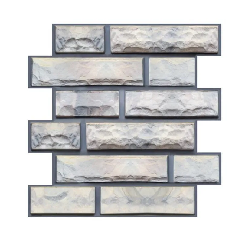 

Thick Simple Brick Background Wallpaper Self Adhesive Waterproof Contact Paper Kitchen Restaurant 3D Wall Decoration Stickers