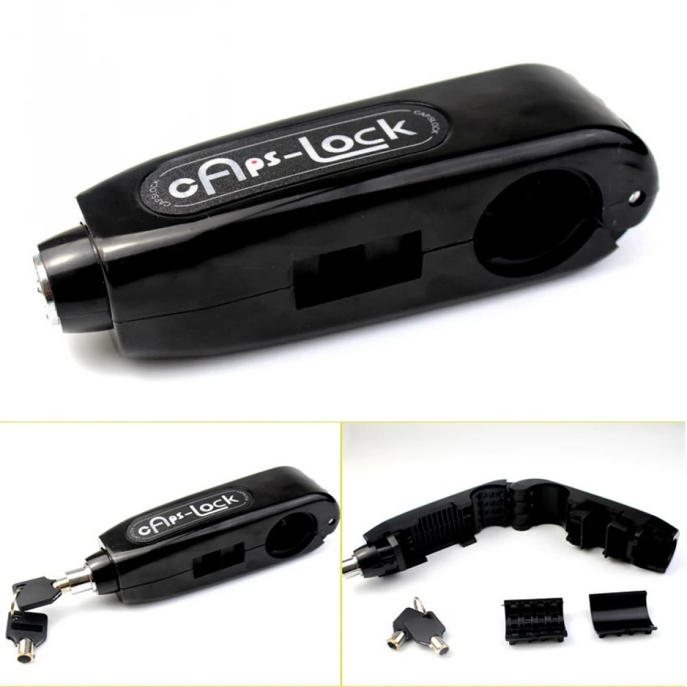 Универсальный замок для велосипеда мотоцикла скутера защитный на руль Ручка