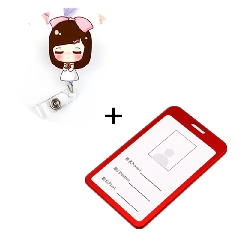 Держатель для карт больничных медицинских работников с выдвижной катушкой Чехол