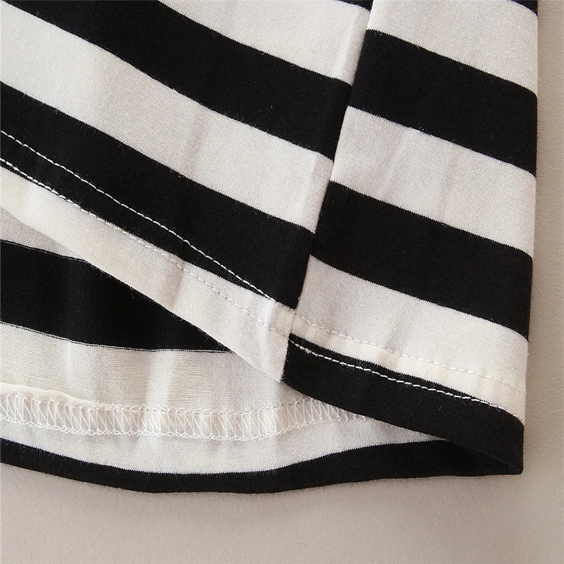 

2020 Latest Designs Hot Sale Summer Cotton Korean Stripe Kids Clothing Girl Dress