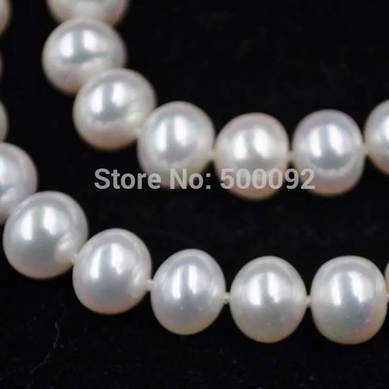 ?? ゴージャスな 11 ミリメートルホワイト淡水真珠ネックレスシルバークラスプ