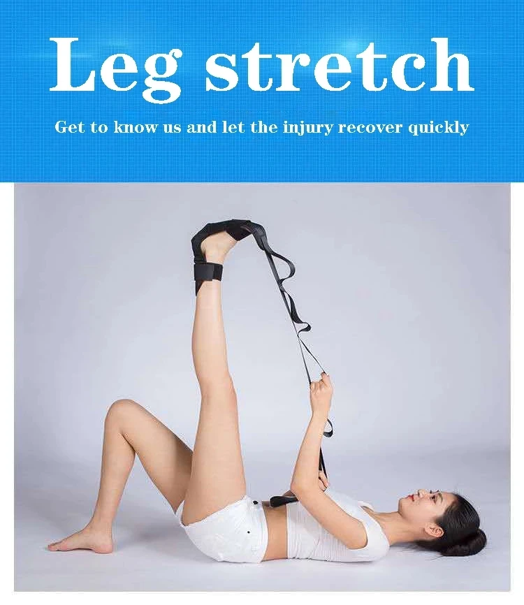 

Yoga Flexibility Stretching Leg Stretcher Strap For Rehabilitation stretch Yoga Dance Gymnastics Trainer Tape Stretching Legs