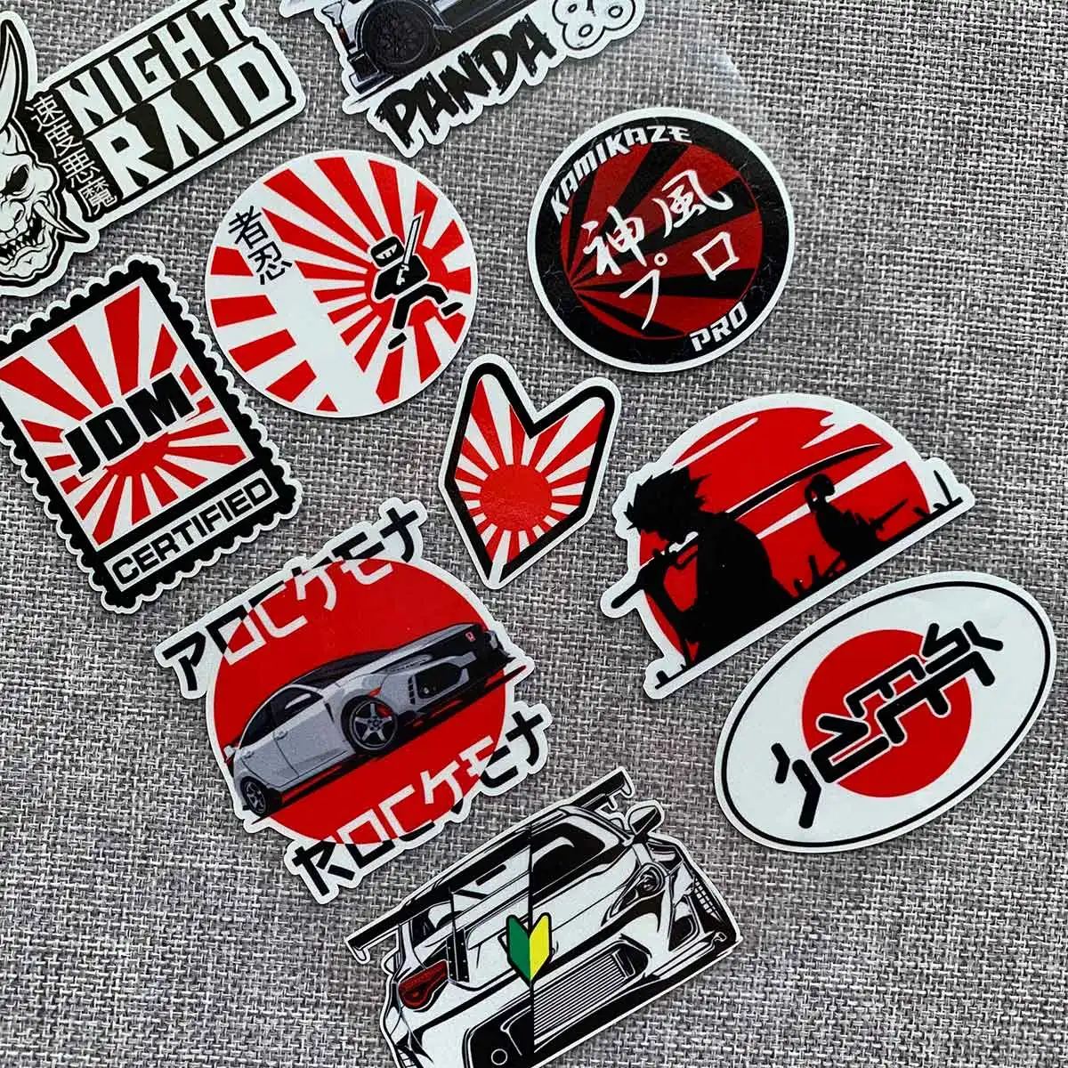 10 шт. светоотражающие наклейки для автомобилей Toyota Honda Nissan Mazda Mitsubishi | Автомобили и